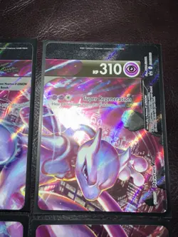 Pokemon Mewtwo v Union PROMO Full Set SWSH159, SWSH160, SWSH161, SWSH162 NM - Image 4