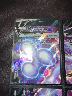 Pokemon Mewtwo v Union PROMO Full Set SWSH159, SWSH160, SWSH161, SWSH162 NM - Image 5