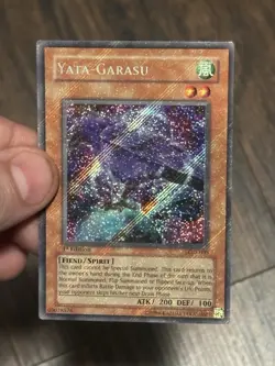 Yugioh Yata-Garasu LOD-000 LOD Secret Rare 1st Edition FOIL BLEED ERROR - Image 2