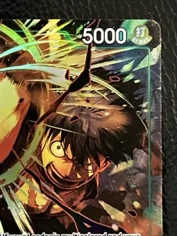 One Piece Monkey.D.Luffy PRB02-005 SR Alt Art Full Art Foil - Image 2