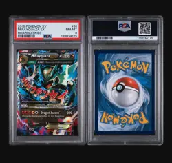 PSA 8 NM-MT - M Rayquaza EX 61/108 Roaring Skies Holo - 2015 Pokemon - Image 3