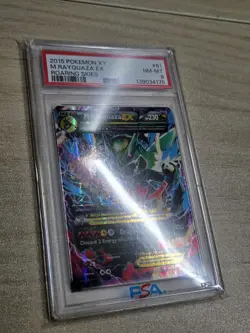 PSA 8 NM-MT - M Rayquaza EX 61/108 Roaring Skies Holo - 2015 Pokemon - Image 5