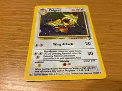 NEW POKEMON BASE SET 2 HOLO CARD #14 OF 130 "PIDGEOT" - Image 1