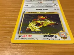 NEW POKEMON BASE SET 2 HOLO CARD #14 OF 130 "PIDGEOT" - Image 3