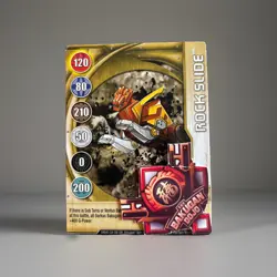 Bakugan New Vestroia Rock Slide Gold Gate Card Serial 91009WSG 10/48q Grakas - Image 1