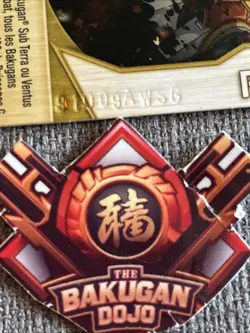 Bakugan New Vestroia Rock Slide Gold Gate Card Serial 91009WSG 10/48q Grakas - Image 4