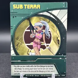 Subterra 47/48 BA179-AB-SM Green Ability Bakugan Battle Brawlers Card - Image 1