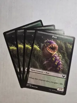 Pest MTG Strixhaven Token NM x4 (1/1 Life) - Magic Card - Image 1