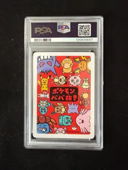 Mingo Signed Pokemon 2019 Old Maid Spare Card JPN Gengar PSA 9 Auto 9 Sketch - Image 5