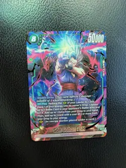 Bandai Son Gohan: SH SR Battle Card FB09-060 Double Strike Dragon Ball Super - Image 1