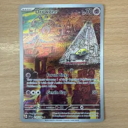 Pokemon Drowzee TCG Scarlet Violet Illustration Rare Card 210/198-NM - Image 1