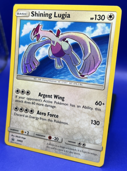 2017 Pokemon Shining Lugia Holo Black Star S&M Promo SM82 Shining Legends MP - Image 3