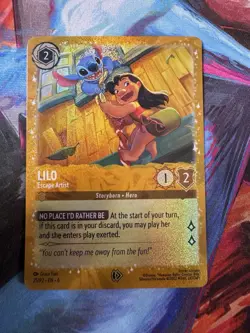 Lilo - Escape Artist 25 Disney Lorcana Promo Cards Holo - Image 1