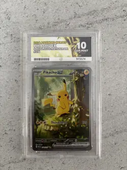 Pokemon Pikachu EX 276/217 SIR Ascended Heroes ACE 10 Gem Mint Perfect Subgrades - Image 1