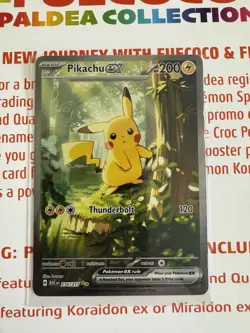 Pikachu EX 276/217- SIR - Ascended Heroes Pokemon TCG - Image 1