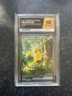 Pikachu EX 276/217 Ascended Heroes ACE 10 GEM MINT SIR Pokemon TCG - Image 1