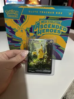 Pikachu EX 276/217- SIR - Ascended Heroes Pokemon TCG Near Mint Pack Fresh - Image 1