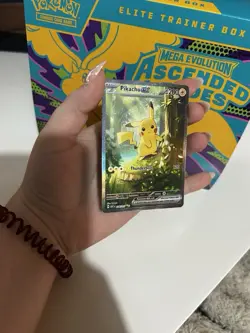 Pikachu EX 276/217- SIR - Ascended Heroes Pokemon TCG Near Mint Pack Fresh - Image 2