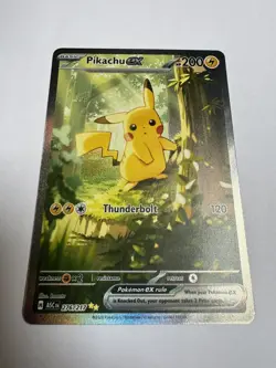 Pikachu EX 276/217- SIR - Ascended Heroes Pokemon TCG Near Mint Pack Fresh - Image 1