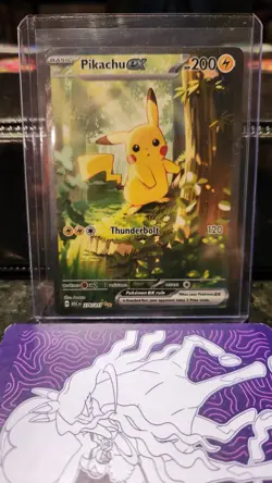 Pikachu EX 276/217 SIR Illustration Rare Pokemon Ascended Heroes Near Mint - Image 1
