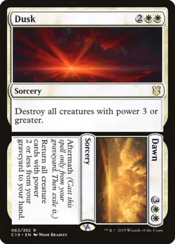 NM Dusk // Dawn, MTG, Commander 2019, Magic the Gathering, 63 - Image 1