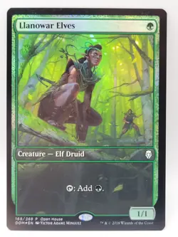Llanowar Elves FOIL Promo Dominaria Open House MTG NM Elf Druid Mana Ramp - Image 1