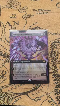 Entropic Battlecruiser 0332 ~ ** Foil Extended Art** Rare MTG Edge of Eternities - Image 1