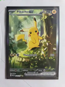 Pikachu EX 276/217 SIR Ascended Heroes Pokemon English - BEAUTIFUL CENTERING - Image 2