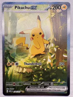 Pikachu EX 276/217 SIR Ascended Heroes Pokemon TCG - Image 1