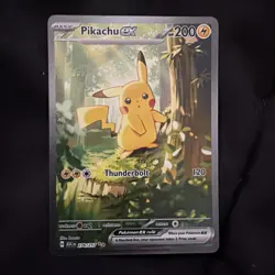 Pikachu EX 276/217 SIR Illustration Rare Pokemon Card Ascended Heroes NM - Image 1