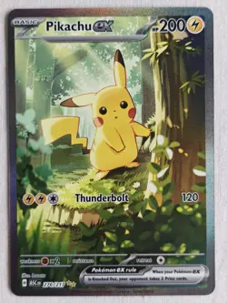Pikachu EX 276/217- SIR - Pokemon Ascended Heroes Mint condition Pack Fresh 🔥 - Image 2
