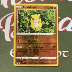 Pokemon TCG Sandshrew Fusion Strike 131/264 Reverse Holo Yuka Morii Art NM-M - Image 1