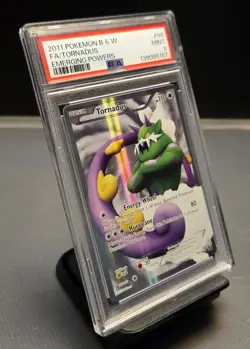 2011 Pokemon BW Emerging Powers Tornadus Full Art #98 PSA 9 MINT - Image 2