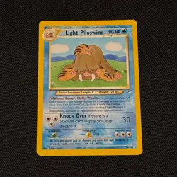 Pokemon TCG Light Piloswine Neo Destiny 26/105 Non-Holo Rare LP - Image 1