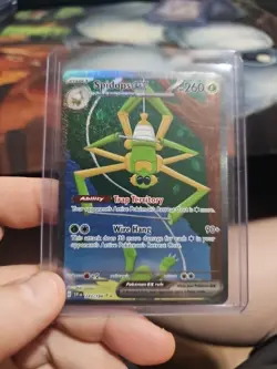 Pokemon TCG Spidops ex 243/198 Scarlet & Violet Special Illustration Rare NM+ - Image 1