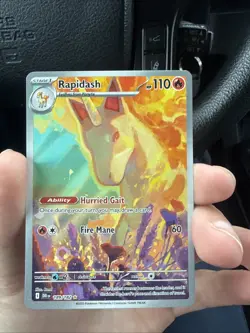 Rapidash 189/182 NM Illustration Rare SV: Destined Rivals Pokemon TCG - Image 1