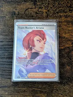 Team Rocket's Ariana 237/182 Destined Rivals Special Illustration Rare Pokemon - Image 1