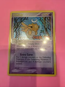 SHEDINJA 14/107 EX DEOXYS REVERSE HOLO STAMPED POKEMON TCG 2005 - Image 1