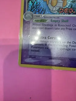 SHEDINJA 14/107 EX DEOXYS REVERSE HOLO STAMPED POKEMON TCG 2005 - Image 5