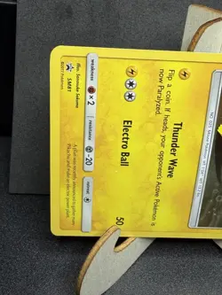 Pokemon TCG Pikachu SM81 SM Promo Holo Basic 70HP English 2017 Mouse Pokemon - Image 4