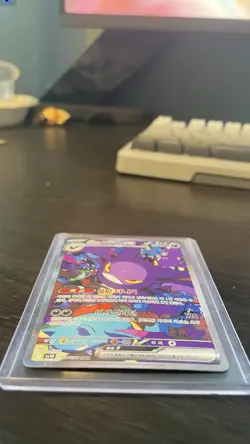 Pokemon Team Rocket's Crobat ex 127/098 Sv10 SAR Holo (KOREAN) 310 HP - Image 3