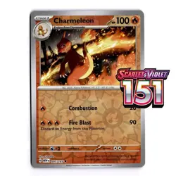 Charmeleon 005/165 - Pokemon TCG Scarlet & Violet 151 - LP - Reverse Holo - Image 1