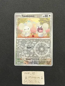 Pokemon Scarlet & Violet - Tandemaus - 159/198 - Reverse Holo - M/NM - Image 1