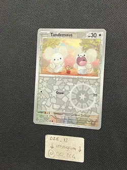 Pokemon Scarlet & Violet - Tandemaus - 159/198 - Reverse Holo - M/NM - Image 4