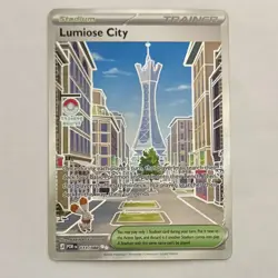 Pokemon TCG Perfect Order Lumiose City Full Art Trainer Rare 111/088 NM - Image 1