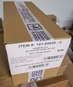 SEALED CASE - 12x Pokemon TCG: Scarlet & Violet Surging Sparks HALF Booster Box - Image 4