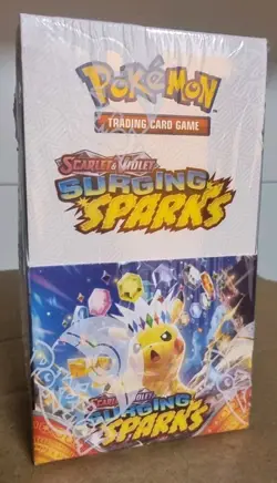 Pokemon TCG: Scarlet & Violet Surging Sparks HALF Booster Display Box (18 Packs) - Image 1