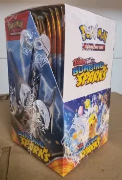 Pokemon TCG: Scarlet & Violet Surging Sparks HALF Booster Display Box (18 Packs) - Image 2