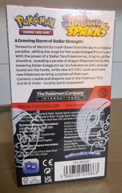 Pokemon TCG: Scarlet & Violet Surging Sparks HALF Booster Display Box (18 Packs) - Image 4