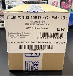 SEALED CASE - 6x Pokemon TCG: Destined Rivals Booster Box (36 Booster Packs) - Image 2